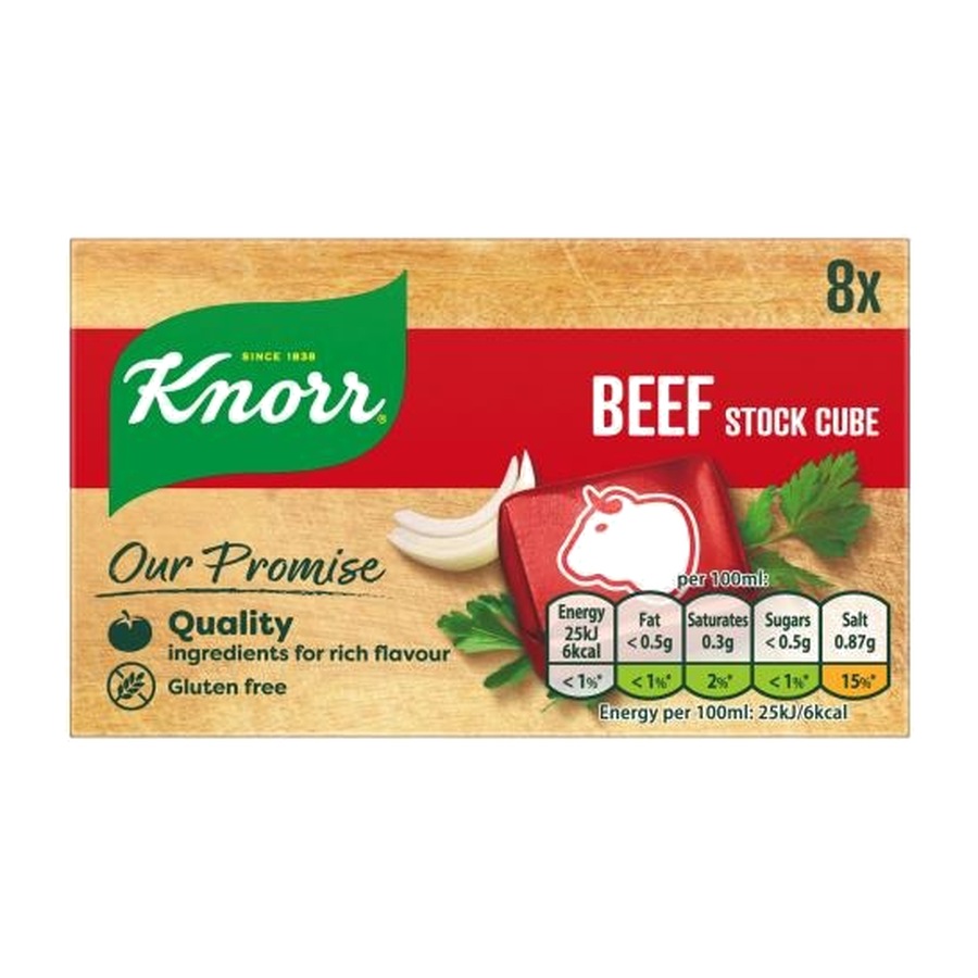 Knorr Beef Stock Cubes 8s