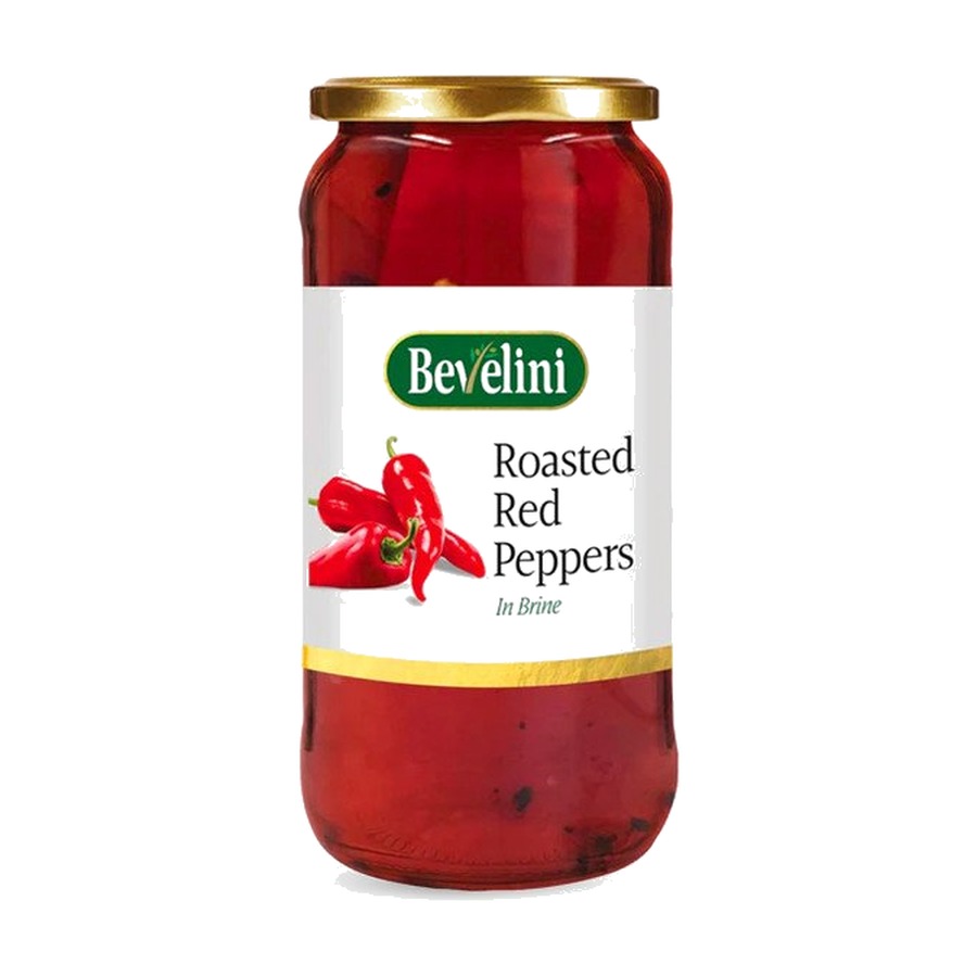 Bevelini Roasted Red Peppers 465g