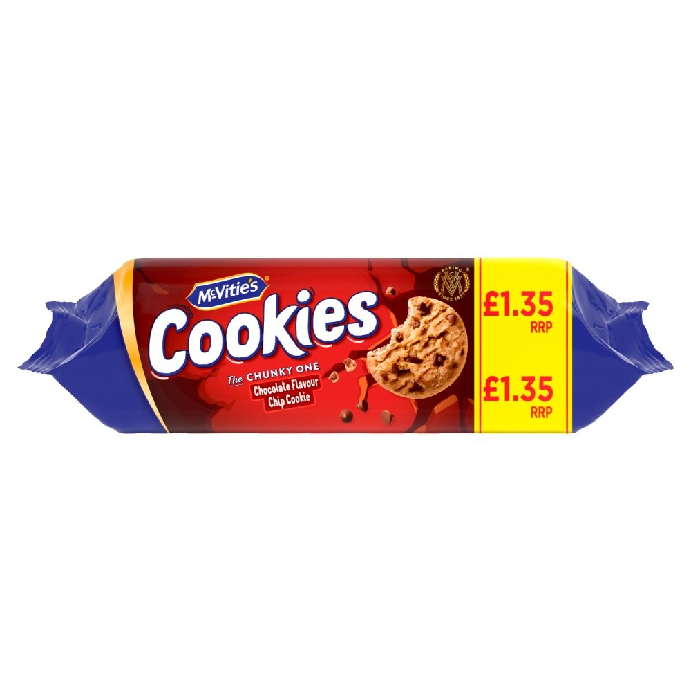 McVitie's Cookies The Chunky One Chocolate Flavour Chip Cookie 150g