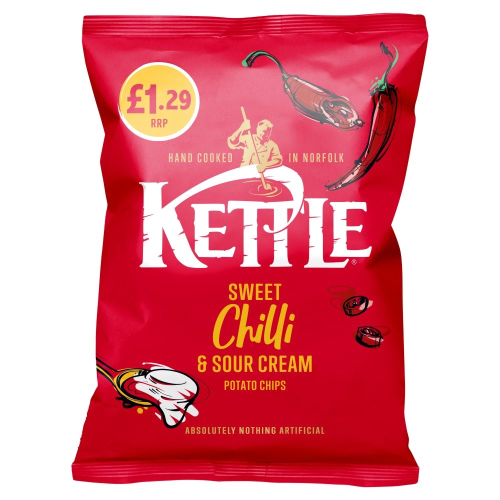 Kettle Sweet Chilli and Sour Cream Potato Chips 80g