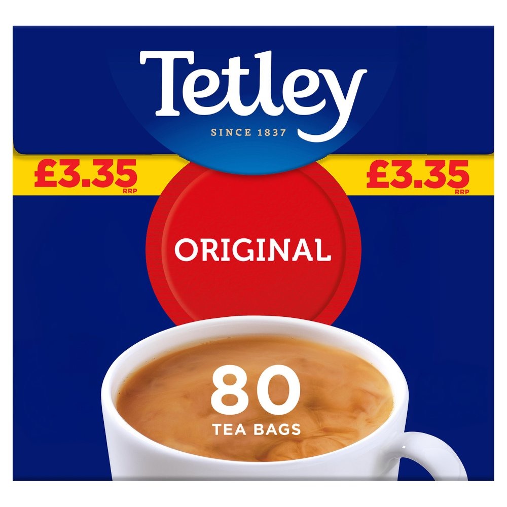 Tetley 80 Original Tea Bags 250g