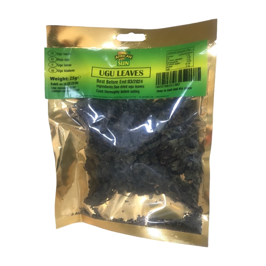 African Sun Ugu Leaves 25g
