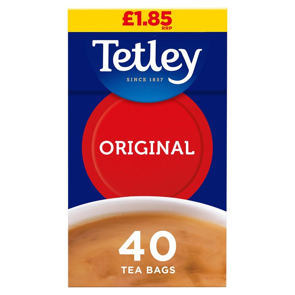Tetley 40 Original Tea Bags 125g