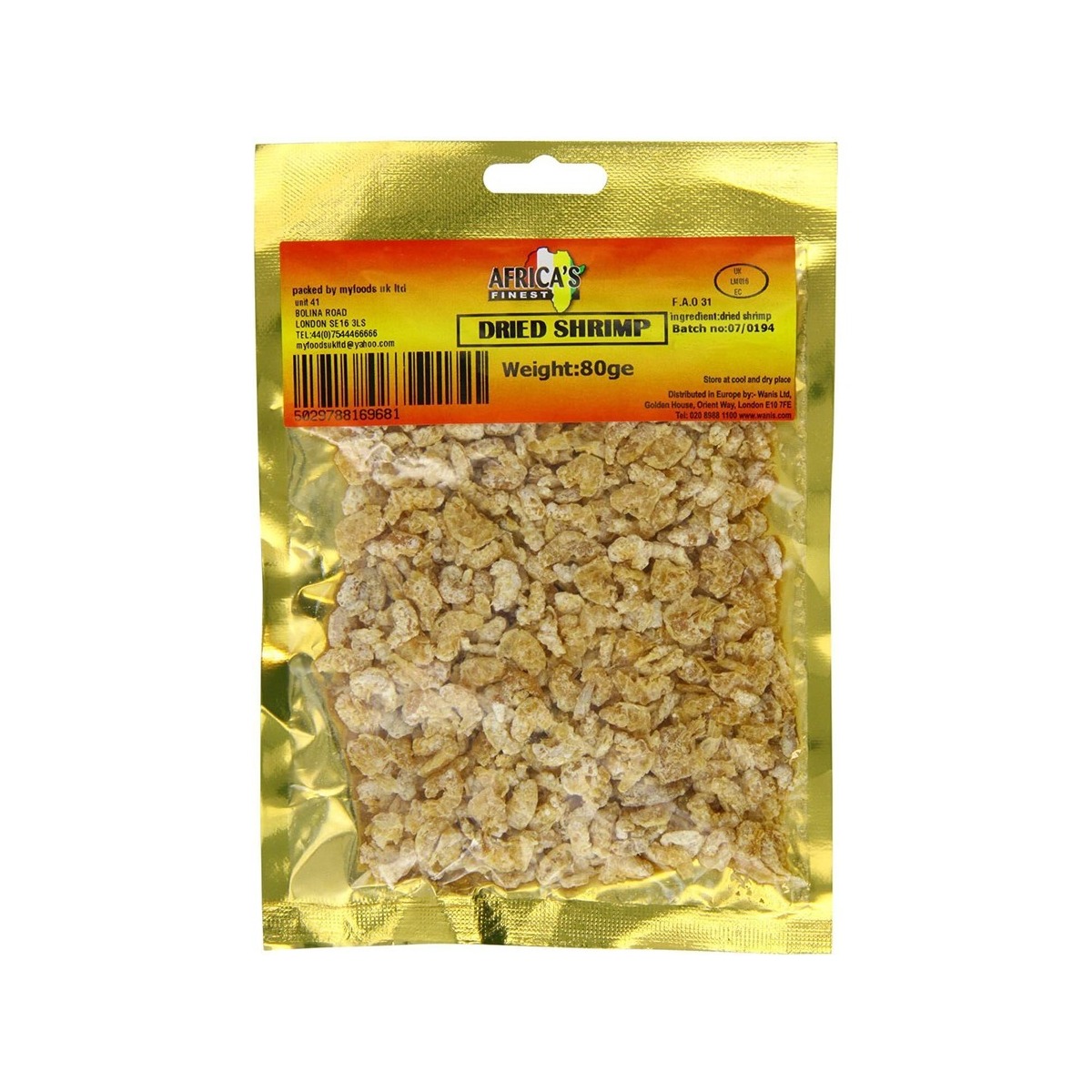 Africa's Finest Dried Shrimp 80g
