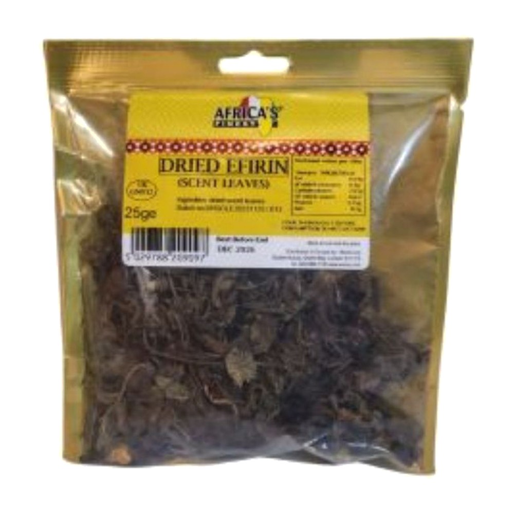 Dried Efrin (Scent Leaf) 25g