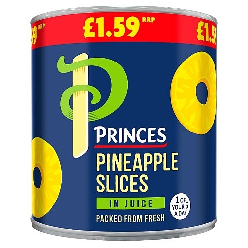 Princes Pineapple Slices in Juice 432g