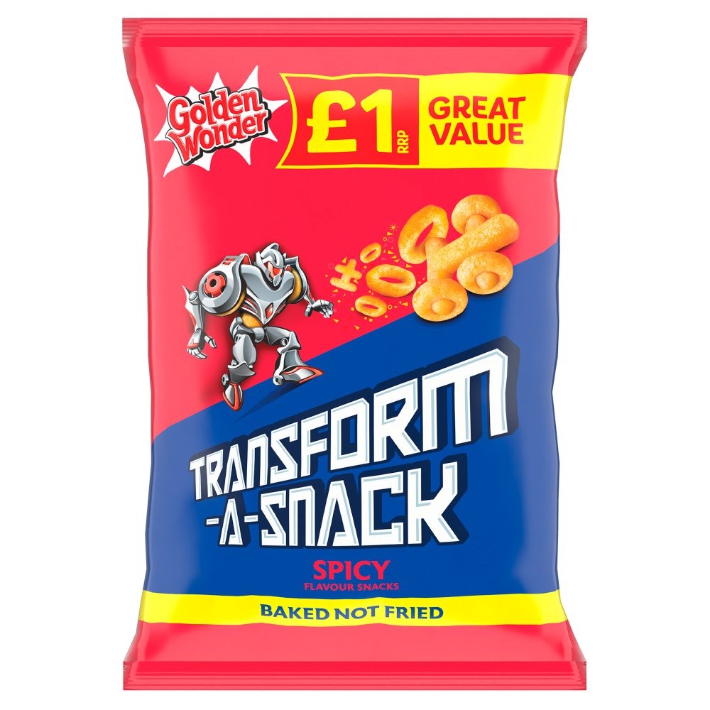 Golden Wonder Transform-a-Snack Spicy Flavour Snacks 56g