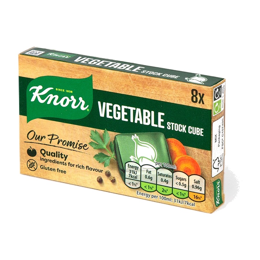 Knorr Vegetable Stock Cubes 8s