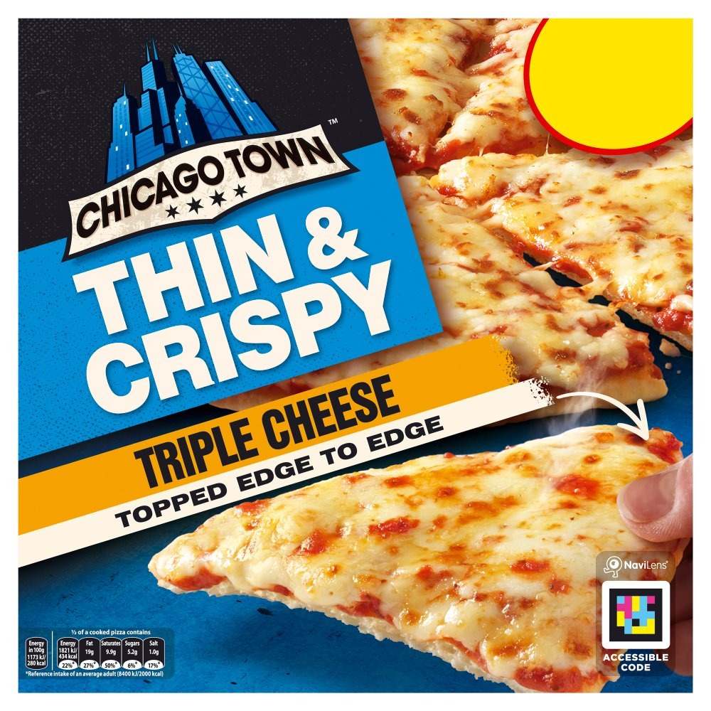 Chicago Town Thin and Crispy Triple Cheese 305g