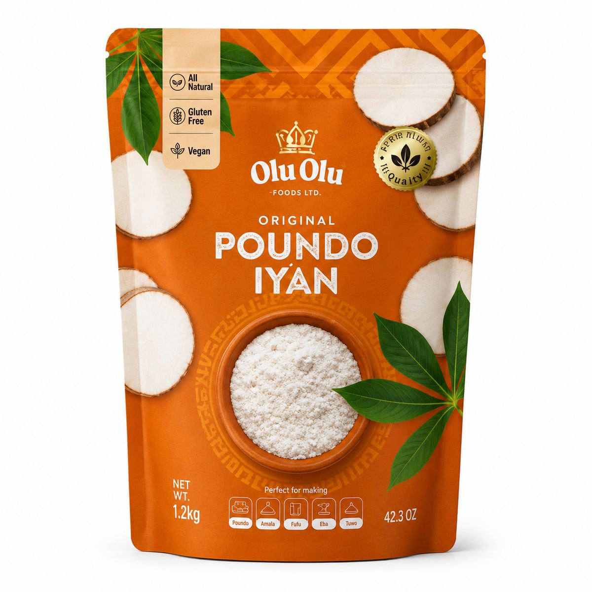 Olu Olu Original Poundo Iyan 1.2kg