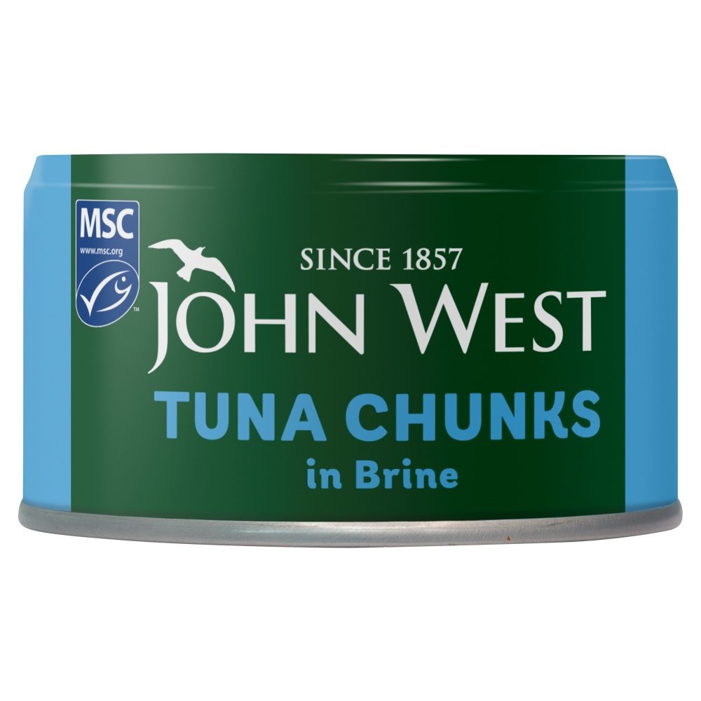 John West Tuna Chunks in Brine MSC 125g 102g drained