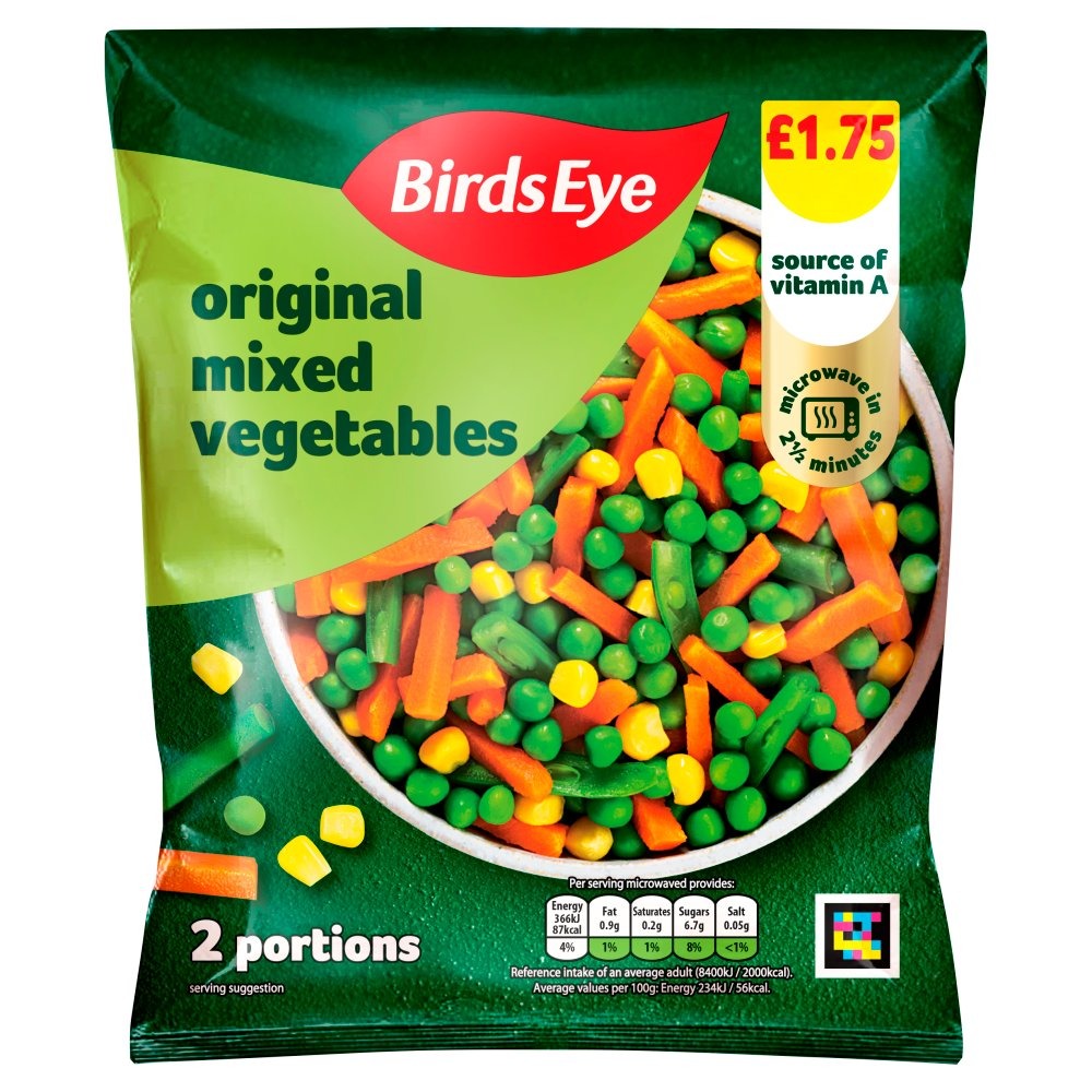 Birds Eye Mixed Vegetables 340g