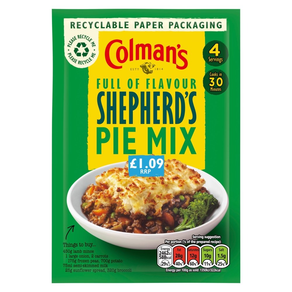 Colman's Recipe Mix Shepherds Pie 50 g