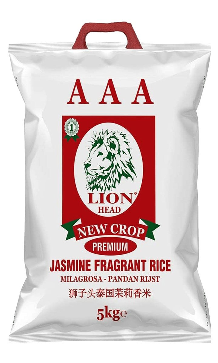 Lion Head Thai Jasmine Rice 5kg